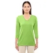 Devon & Jones Ladies' Perfect Fit™ Bracelet-Length V-Neck... | https://www.bestnamebadges.com