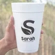 Custom 32 Oz. Foam Cups | https://www.bestnamebadges.com