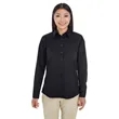Devon & Jones Ladies' Perfect Fit™ Half-Placket Tunic Top | https://www.bestnamebadges.com