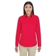 Devon & Jones Ladies' Perfect Fit™ Half-Placket Tunic Top | https://www.bestnamebadges.com