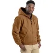 Berne Men's Highland Washed Cotton Duck Hooded Jacket | https://www.bestnamebadges.com