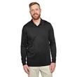 Harriton Men's Advantage Snag Protection Plus IL Long Sle... | https://www.bestnamebadges.com