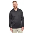 Harriton Men's Advantage Snag Protection Plus IL Long Sle... | https://www.bestnamebadges.com