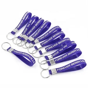 Custom Printed Wristband Keychains