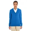 Harriton Ladies' Pilbloc™ V-Neck Button Cardigan Sweater | https://www.bestnamebadges.com