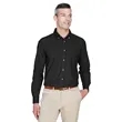 Harriton Men's Tall 6.5 Oz. Long-Sleeve Denim Shirt | https://www.bestnamebadges.com
