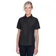Harriton Ladies' Key West Short-Sleeve Performance Staff ... | https://www.bestnamebadges.com