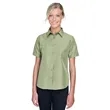 Harriton Ladies' Key West Short-Sleeve Performance Staff ... | https://www.bestnamebadges.com