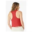 Bella + Canvas Ladies' Racerback Cropped Tank | https://www.bestnamebadges.com