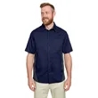 Harriton Men's Flash IL Colorblock Short Sleeve Shirt | https://www.bestnamebadges.com