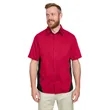 Harriton Men's Flash IL Colorblock Short Sleeve Shirt | https://www.bestnamebadges.com