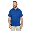 Harriton Men's Flash IL Colorblock Short Sleeve Shirt | https://www.bestnamebadges.com