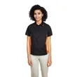 Harriton Ladies' Flash IL Colorblock Short Sleeve Shirt | https://www.bestnamebadges.com