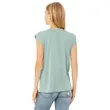 Bella + Canvas Ladies' Flowy Muscle T-Shirt With Rolled Cuff | https://www.bestnamebadges.com