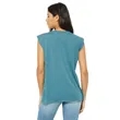 Bella + Canvas Ladies' Flowy Muscle T-Shirt With Rolled Cuff | https://www.bestnamebadges.com