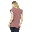 Bella + Canvas Ladies' Flowy Muscle T-Shirt With Rolled Cuff | https://www.bestnamebadges.com