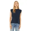 Bella + Canvas Ladies' Flowy Muscle T-Shirt With Rolled Cuff | https://www.bestnamebadges.com