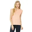 Bella + Canvas Ladies' Flowy Muscle T-Shirt With Rolled Cuff | https://www.bestnamebadges.com