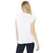 Bella + Canvas Ladies' Flowy Muscle T-Shirt With Rolled Cuff | https://www.bestnamebadges.com