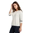 New Era Women's Tri-Blend 3/4-Sleeve Tee | https://www.bestnamebadges.com