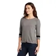 New Era Women's Tri-Blend 3/4-Sleeve Tee | https://www.bestnamebadges.com
