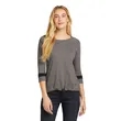 New Era Women's Tri-Blend 3/4-Sleeve Tee | https://www.bestnamebadges.com