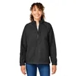 North End Ladies' Aura Sweater Fleece Quarter-Zip | https://www.bestnamebadges.com