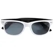 Custom White Frame Plastic Sunglasses | https://www.bestnamebadges.com