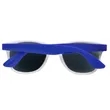 Custom White Frame Plastic Sunglasses | https://www.bestnamebadges.com