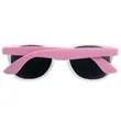Custom White Frame Plastic Sunglasses | https://www.bestnamebadges.com