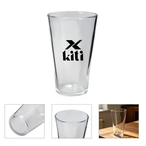 16Oz Clear Pint Glasses Drinking Cup For Cold Beverage