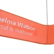 Square Hanging Sign (Round Corners) | https://www.bestnamebadges.com