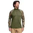 Russell Outdoors Realtree Colorblock Performance 1/4-Zip | https://www.bestnamebadges.com