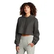 Champion Women's Reverse Weave Cropped Cut-Off Hooded Swe... | https://www.bestnamebadges.com