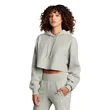 Champion Women's Reverse Weave Cropped Cut-Off Hooded Swe... | https://www.bestnamebadges.com