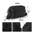 Waterproof Multi-Pocket Polyester Sling Belt Bag | https://www.bestnamebadges.com