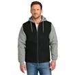 CornerStone Duck Fleece Full-Zip Hooded Jacket | https://www.bestnamebadges.com
