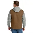 CornerStone Duck Fleece Full-Zip Hooded Jacket | https://www.bestnamebadges.com