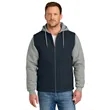 CornerStone Duck Fleece Full-Zip Hooded Jacket | https://www.bestnamebadges.com