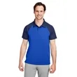 Team 365 Men's Command Snag-Protection Colorblock Polo | https://www.bestnamebadges.com