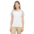 Team 365 Ladies' Command Snag-Protection Colorblock Polo | https://www.bestnamebadges.com