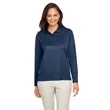 Team 365 Ladies' Zone Performance Long Sleeve Polo | https://www.bestnamebadges.com