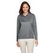 Team 365 Ladies' Zone Performance Long Sleeve Polo | https://www.bestnamebadges.com