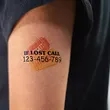 1.5 X 1.5 Custom Tattoos | https://www.bestnamebadges.com