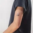 1.5 X 1.5 Custom Tattoos | https://www.bestnamebadges.com