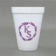 Custom 12 Oz. Foam Cups | https://www.bestnamebadges.com
