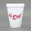 Custom 12 Oz. Foam Cups | https://www.bestnamebadges.com