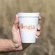 Custom 12 Oz. Foam Cups | https://www.bestnamebadges.com