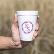 Custom 12 Oz. Foam Cups | https://www.bestnamebadges.com