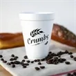 Custom 12 Oz. Foam Cups | https://www.bestnamebadges.com
